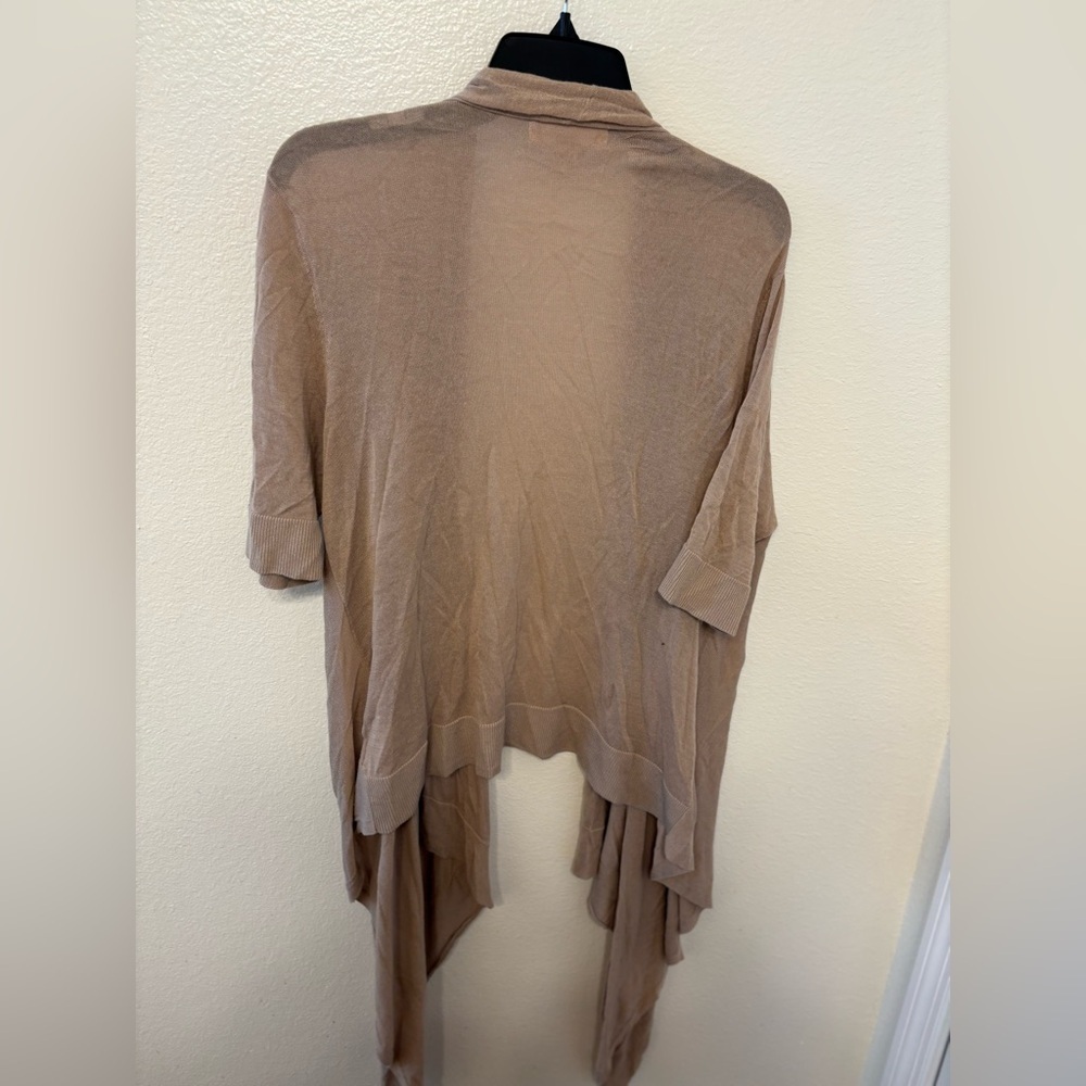 MICHAEL Michael Kors Beige Open Front Cardigan - Picture 2 of 4
